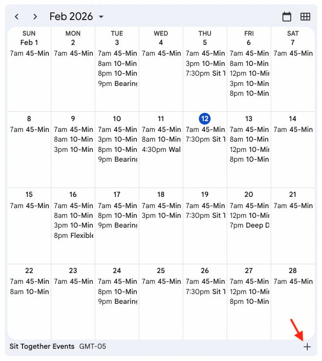 Subscribe to Calendar